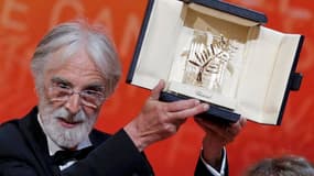 "Amour", de Michael Haneke, a remporté dimanche la Palme d'Or du 65e Festival de Cannes. /Photo prise le 27 mai 2012/REUTERS/Eric Gaillard