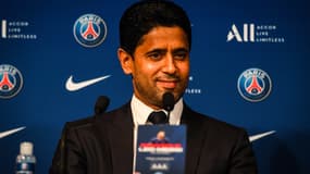 Le président du PSG Nasser Al-Khelaïfi, en août 2021