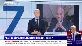 Franck Riester considère que Gabriel Matzneff "ne contribue pas au rayonnement artistique de notre pays"