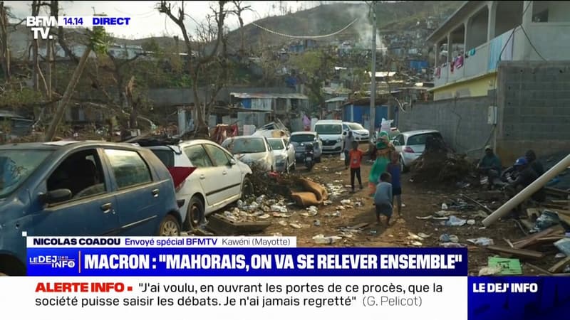 Les images de Kaweni, le plus grand bidonville de Mayotte, ravagé par le cyclone Chido