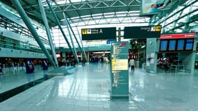 L'aéroport de Düsseldorf, où les passagers sont finalement arrivés.
