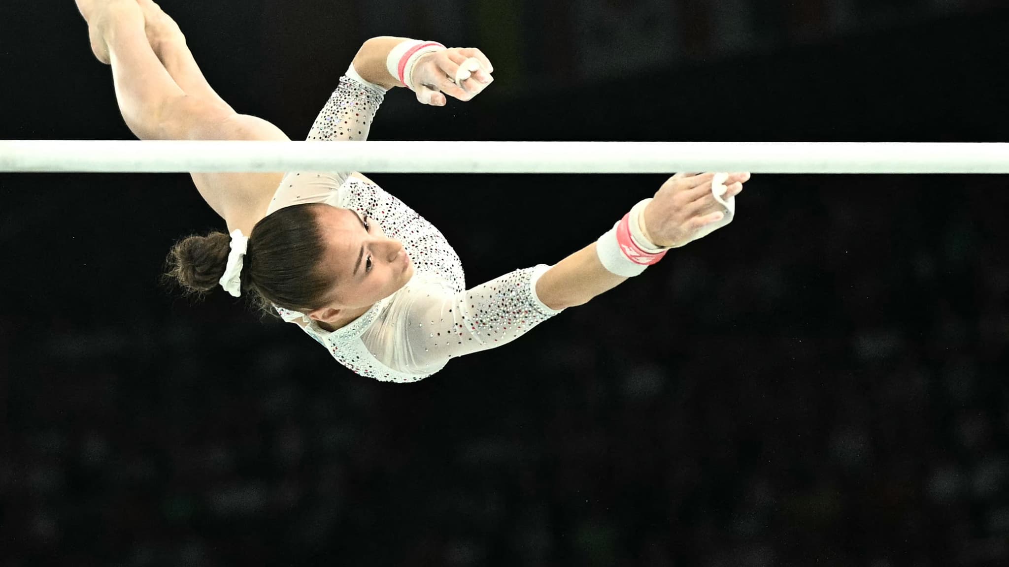 Kaylia Nemour aux JO de Paris 2024.