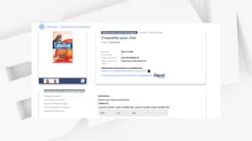 Une fiche RappelConso mise en ligne le 27 décembre 2024  alerte sur la présence de Salmonelles dans les croquettes pour chats "Canaillou".