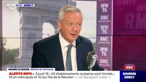 Bruno Le Maire face à Jean-Jacques Bourdin sur RMC et BFMTV (vendredi 4 septembre 2020)