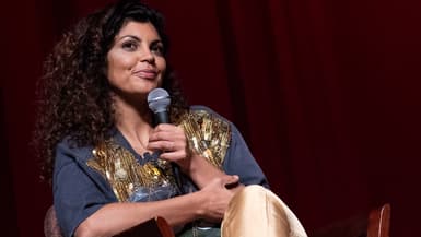 La comédienne Nawell Madani lors de la sixième journée du Festival du film français Colcoa à la Directors Guild of America, le 28 avril 2018, à West Hollywood, en Californie.