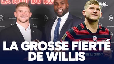 Nuit du rugby : "Pas facile quand j'ai dû quitter les Wasps", Willis savoure son titre de joueur de l'année