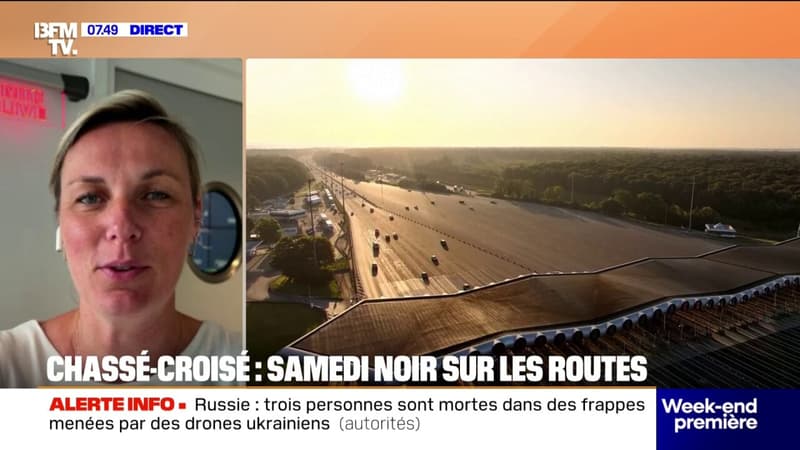Chassé-croisé: “900 km de bouchons cumulés vendredi 1ᵉʳ août”, témoigne la rédactrice en chef adjointe de Vinci Autoroutes thumbnail