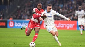 Vitinha lors de Marseille-Monaco (2-2, L1), le 27 janvier 2024
