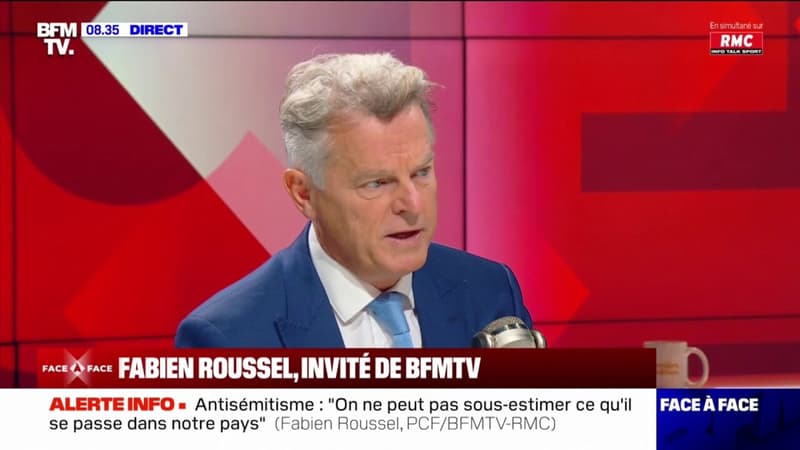 Montée de l'antisémitisme: Fabien Roussel (PCF) appelle à 