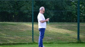 Luis Campos lors d'une session d'entraînement à Lille en juillet 2018