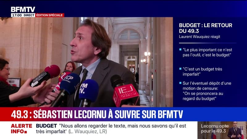 Adoption du budget par 49.3: "Ce 49.3 ne donnera pas lieu à une censure des socialistes", affirme Jérôme Guedj, député PS
