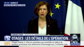 "C'est un véritable exploit", Florence Parly salue l'opération militaire qui a permis la libération d'otages français au Burkina Faso