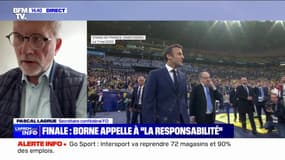 Coupe de France: l'intersyndicale réservera "un accueil à la hauteur du mépris" d'Emmanuel Macron, affirme Pascal Lagrue (FO)