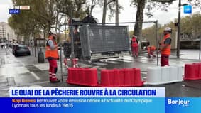 Lyon: réouverture anticipée du quai de la pêcherie