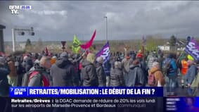 Plusieurs milliers de personnes se sont rassemblées dans le fief d'Élisabeth Borne, à Vire, dans le Calvados, pour manifester contre la réforme des retraites