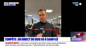 Tempête Gérard: 306 interventions pour les sapeurs-pompiers de Saint-Lô