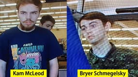 La police canadienne a diffusé les photos de Kam McLeod, et Bryer Schmegelsky, les deux suspects qui ont pris la fuite et sont actuellement recherchés au Canada