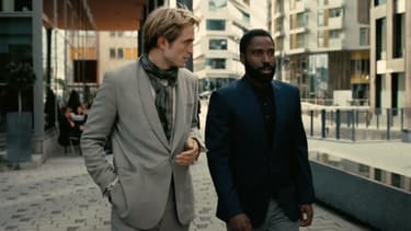 Robert Pattinson et John David Washington dans "Tenet"