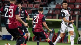 Cristiano Ronaldo lors du match Cagliari-Juventus, le 29 juillet 2020