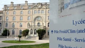 Façade du lycée privé de La Rochelle, en Charente-Maritime, où un viol a été commis en septembre 2013.