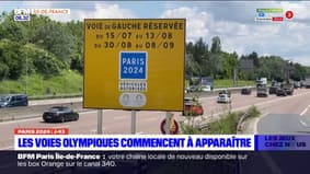Paris 2024: les voies olympiques commencent à apparaître