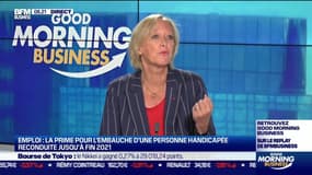 Sophie Cluzel (Secrétaire d’Etat en charge des personnes handicapées): "Un concessionnaire de voiture de luxe a embauché une personne trisomique. En 6 mois, il a fait baisser de 30% le taux d'insatisfaction des clients"