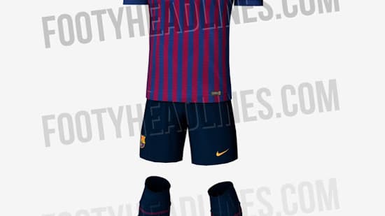 Le probable futur maillot du Barça Le probable futur maillot du Barça