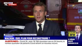 Emmanuel Macron: "Nous en avons pour des mois, tous ensemble"