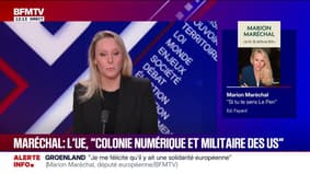 Pour Marion Maréchal (Identité-Libertés), "il faut s'inspirer de la méthode de Donald Trump"