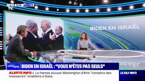 Visite de Joe Biden en Israël: le Hamas accuse Washington "d'être complice des massacres" israéliens à Gaza