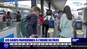 Les gares parisiennes à l'heure du pass sanitaire