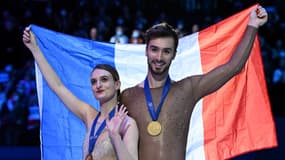 Gabriella Papadakis et Guillaume Cizeron, à Montpellier le 26 mars 2022