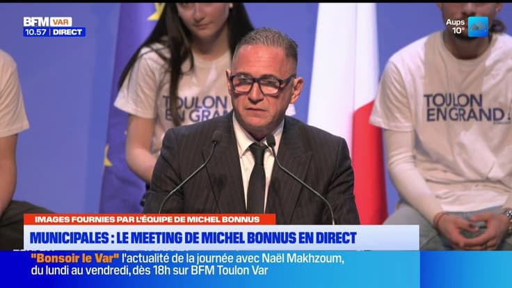 Municipales 2026 à Toulon : le sénateur LR Michel Bonnus en meeting pour briguer la mairie