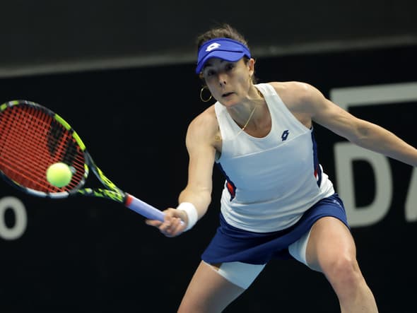 Alizé Cornet et les Bleues battues par la Belgique en Billie Jean King Cup, le 11 avril 2025
