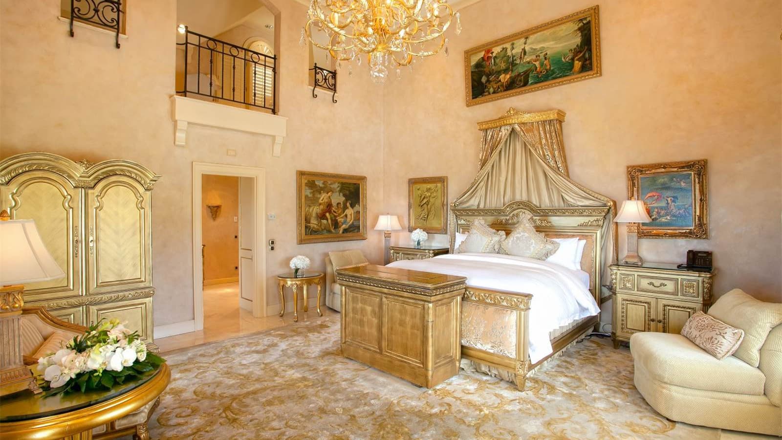 L'une des chambres de la villa L'une des chambres de la villa