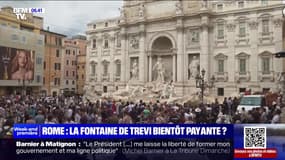 Surtourisme: la fontaine de Trevi à Rome bientôt payante?
