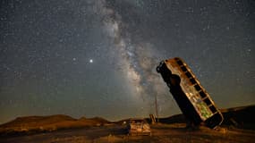 La voie lactée vue du Nevada (Etats-Unis)