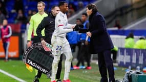 Jean LUCAS et Rudi GARCIA le 5 février 2020.