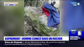 Alpes-Maritimes: un homme grièvement blessé après s'être retrouvé coincé sous un rocher