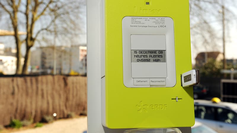 Un compteur linky.