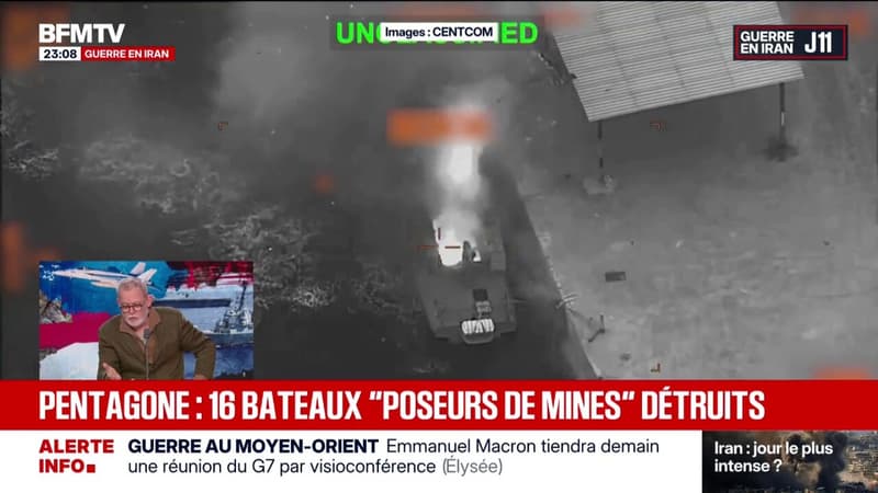 Guerre au Moyen-Orient: les images des navires détruits par les États-Unis