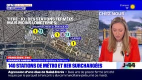 JO 2024: des fermeture de stations de métro moins longues que prévues