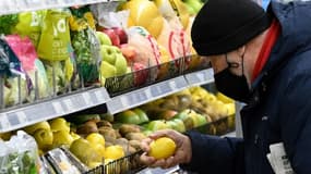 Un supermarché moscovite, le 15 décembre 2021