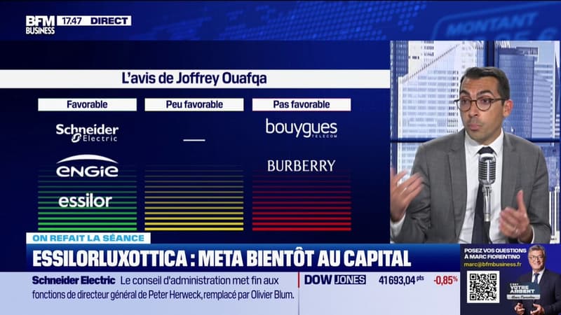 ESSILOR LUXOTICA : Meta bientôt au capital