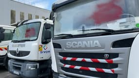 Dans la commune de Varennes-Jarcy, 30 des 42 camions-bennes ont été vandalisés