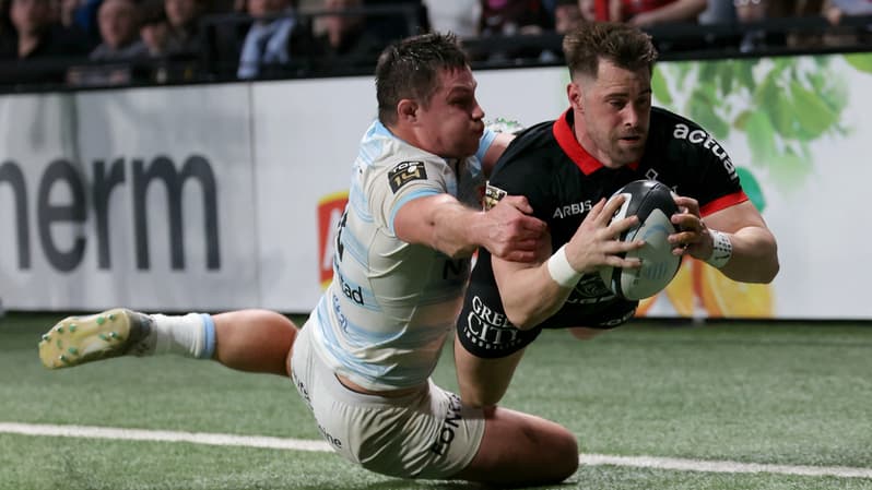L'essai d'Arthur Retiere lors de Racing 92-Toulouse, 28 janvier 2024