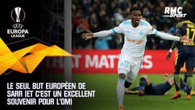 Le seul but européen de Sarr avec les commentaires RMC (un excellent souvenir pour l'OM)