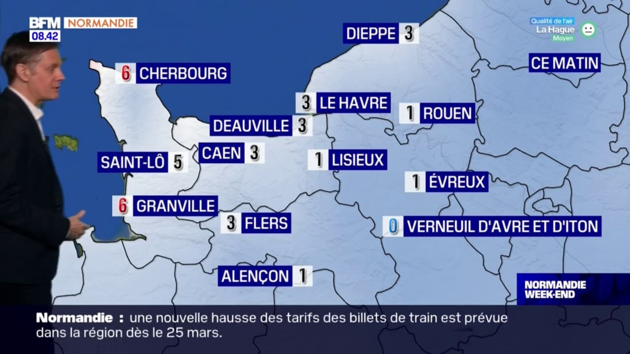 Météo Normandie: des nuages ce dimanche, jusqu'à 14°C à Lisieux