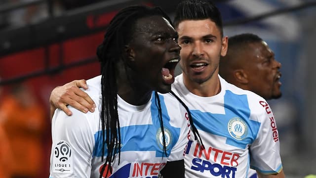Bafé Gomis et Morgan Sanson (OM)