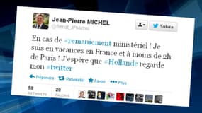 Le message du sénateur Jean-Pierre Michel a beaucoup amusé Twitter.